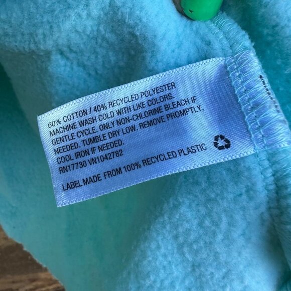 Wild Fable Tie Dye Teal Crop Hoodie Size M - Picture 8 of 12